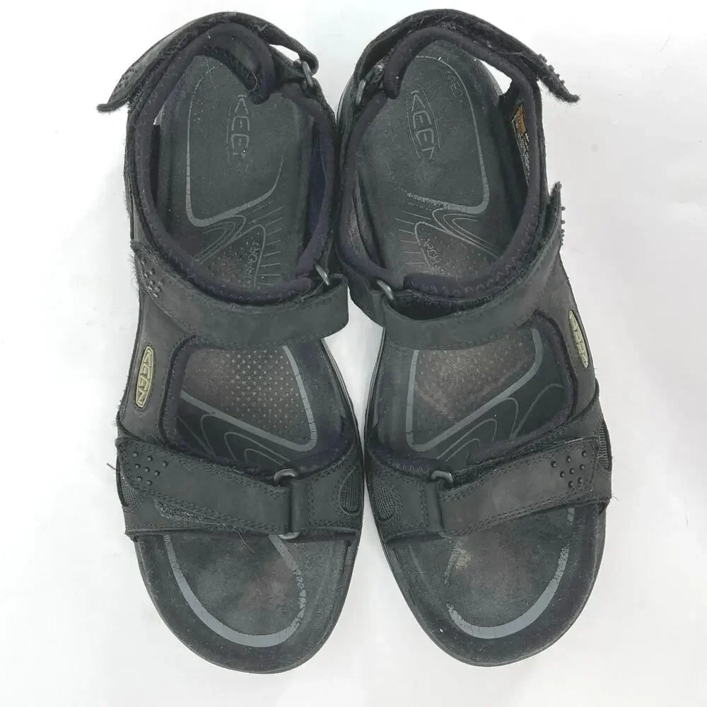 KEEN Rialto 3 Point Sandal‎ Outdoors 1016642 Black Men's 12M Hiking Outdoor